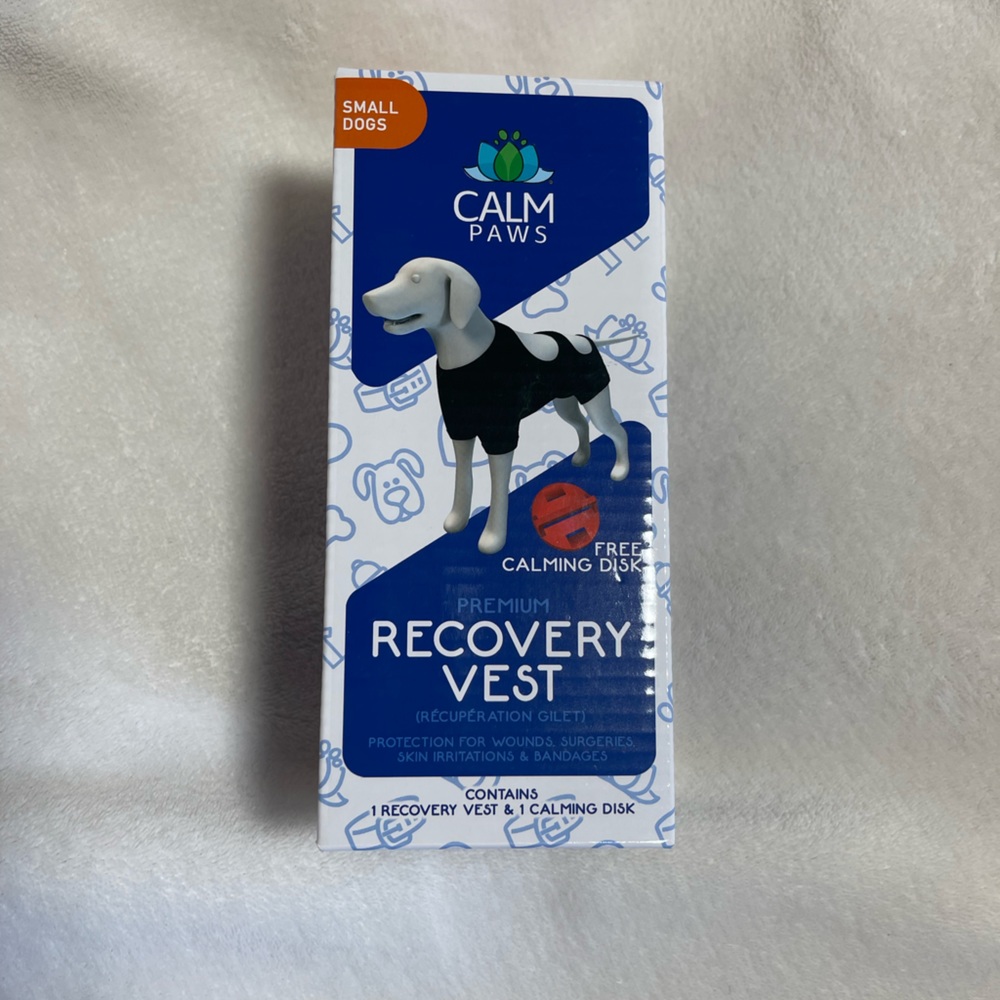 Dog recovery vest